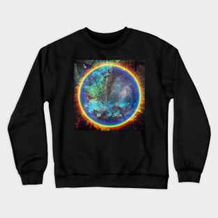 Ring of fire in space Crewneck Sweatshirt